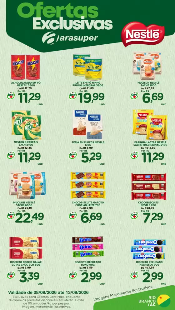Catálogo Araújo Supermercados | Nestlé offers | 2026-09-09T00:00:00.000Z - 2026-09-13T00:00:00.000Z