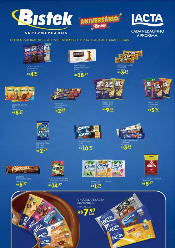 Catálogo Bistek Supermercados | Nossas melhores ofertas para você | 2026-09-09T00:00:00.000Z - 2026-09-22T00:00:00.000Z