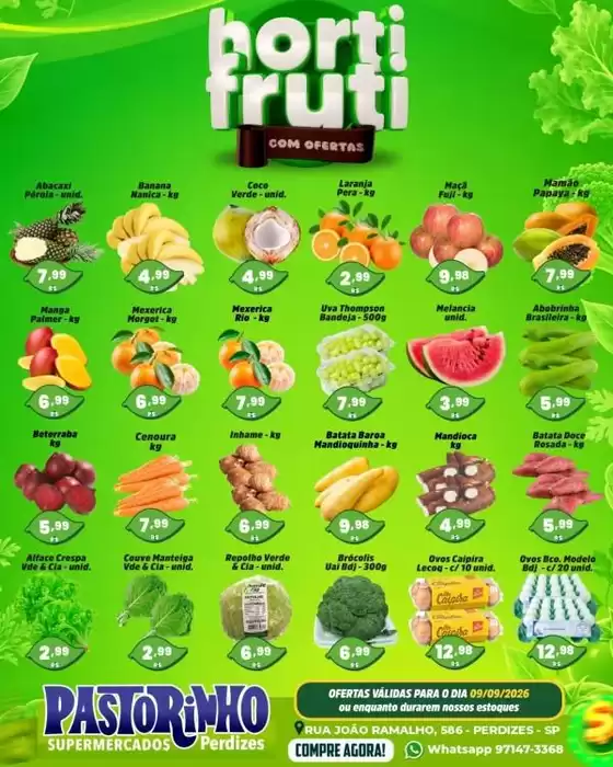 Catálogo Supermercado Pastorinho | Melhores ofertas para todos os caçadores de pechinchas | 2026-09-09T00:00:00.000Z - 2026-09-09T00:00:00.000Z