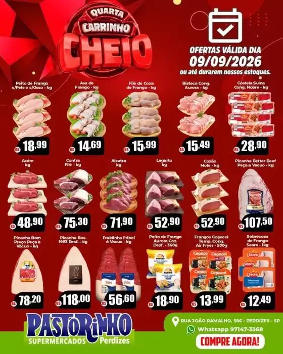 Catálogo Supermercado Pastorinho | Ótima oferta para todos os clientes | 2026-09-09T00:00:00.000Z - 2026-09-09T00:00:00.000Z