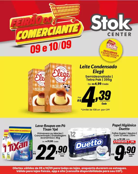 Catálogo Stok Center em Cabedelo | Ofertas exclusivas | 2026-09-09T00:00:00.000Z - 2026-09-10T00:00:00.000Z
