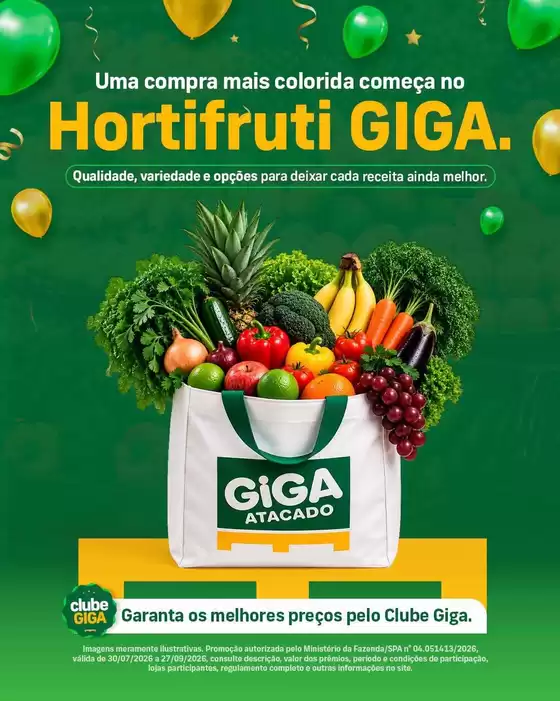 Catálogo Giga Atacado em Cabedelo | Ofertas e promoções atuais | 2026-07-30T00:00:00.000Z - 2026-09-27T00:00:00.000Z