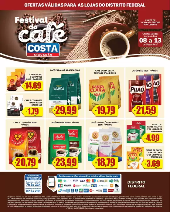 Catálogo Costa Atacadão | Melhores ofertas e descontos | 2026-09-08T00:00:00.000Z - 2026-09-13T00:00:00.000Z