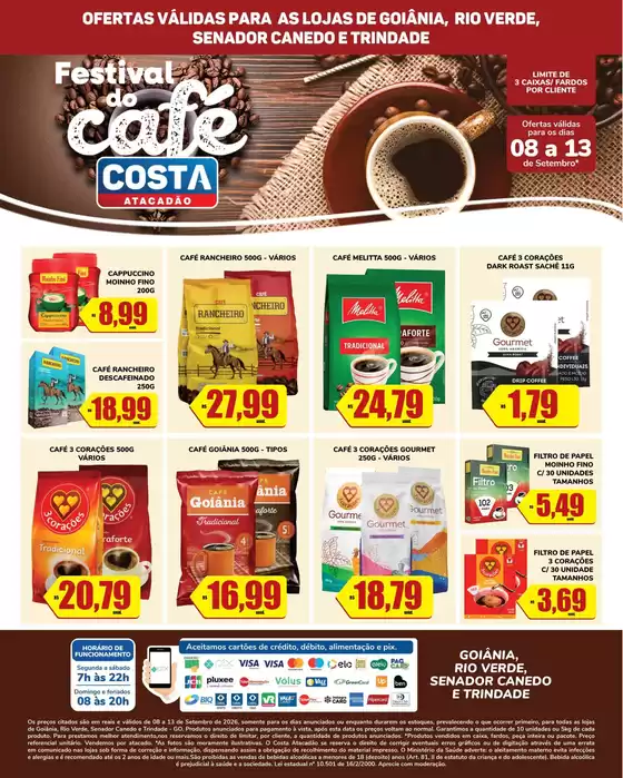 Catálogo Costa Atacadão | Ofertas Costa Atacadão | 2026-09-08T00:00:00.000Z - 2026-09-13T00:00:00.000Z