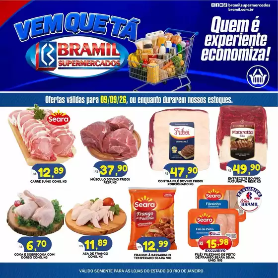 Catálogo Bramil Supermercados | Promoções especiais em andamento | 2026-09-09T00:00:00.000Z - 2026-09-09T00:00:00.000Z