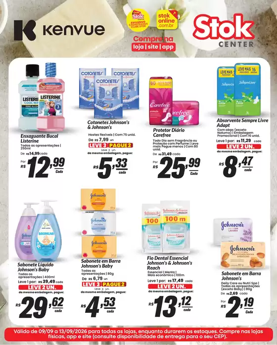 Catálogo Stok Center | 55913 Lamina stok center Kenvue RS e SC 09 a 13 de setembro | 2026-09-09T00:00:00.000Z - 2026-09-13T00:00:00.000Z