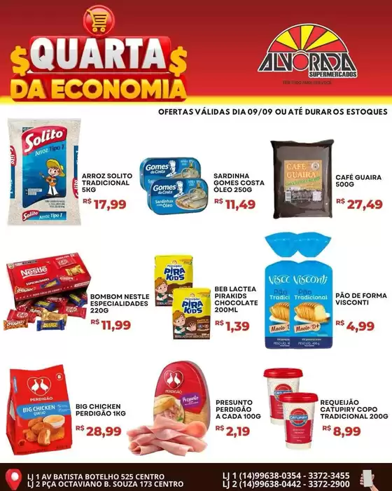Catálogo Alvorada Supermercados | Encarte Alvorada Supermercados | 2026-09-09T00:00:00.000Z - 2026-09-09T00:00:00.000Z