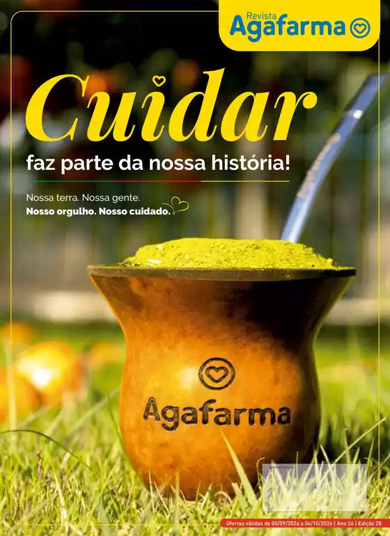 Catálogo Agafarma | encarte RS | 2026-09-05T00:00:00.000Z - 2026-10-04T00:00:00.000Z