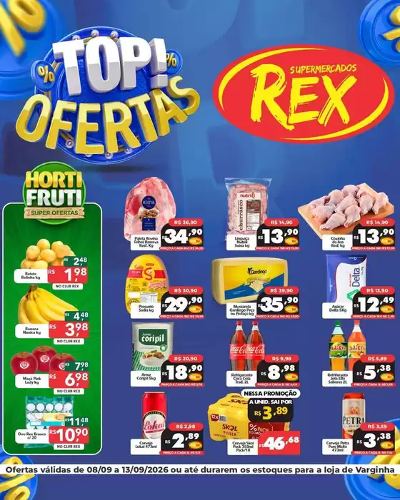 Catálogo Supermercados Rex | Descontos e promoções | 2026-09-08T00:00:00.000Z - 2026-09-13T00:00:00.000Z