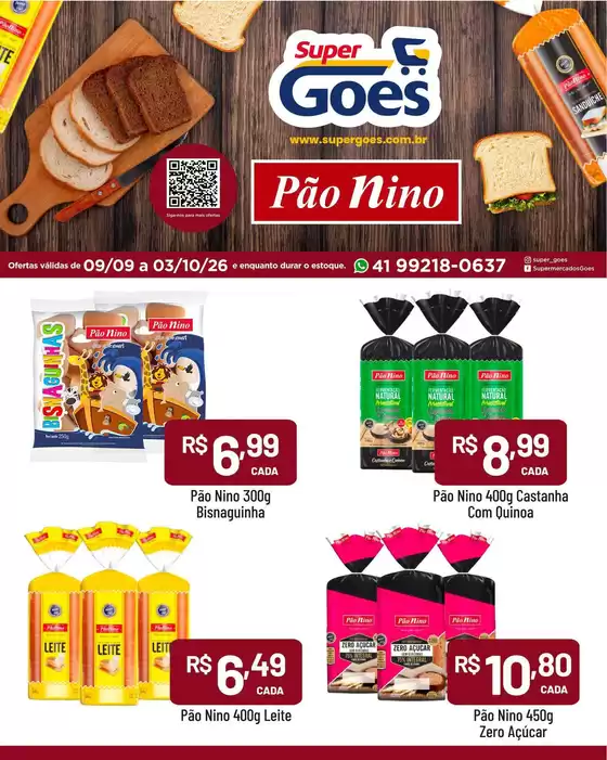 Catálogo Supermercados Goes | Ofertas exclusivas para nossos clientes | 2026-09-09T00:00:00.000Z - 2026-10-03T00:00:00.000Z