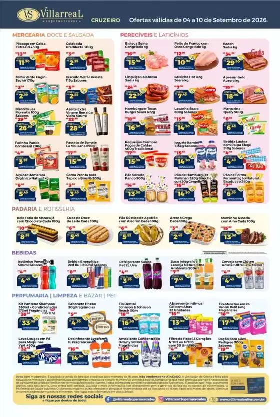 Catálogo Villarreal Supermercados | Economize agora com nossas ofertas | 2026-09-09T00:00:00.000Z - 2026-09-10T00:00:00.000Z