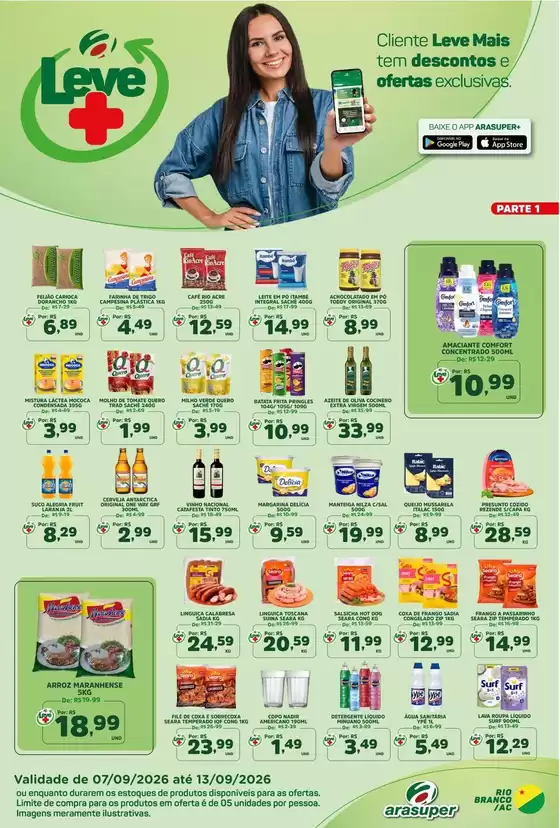 Catálogo Araújo Supermercados | OFERTAS LEVE MAIS | 2026-09-07T00:00:00.000Z - 2026-09-13T00:00:00.000Z