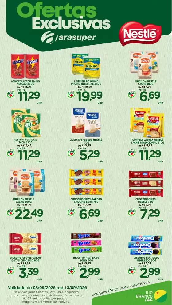 Catálogo Araújo Supermercados | EXCLUSIVA NESTLÉ | 2026-09-08T00:00:00.000Z - 2026-09-13T00:00:00.000Z