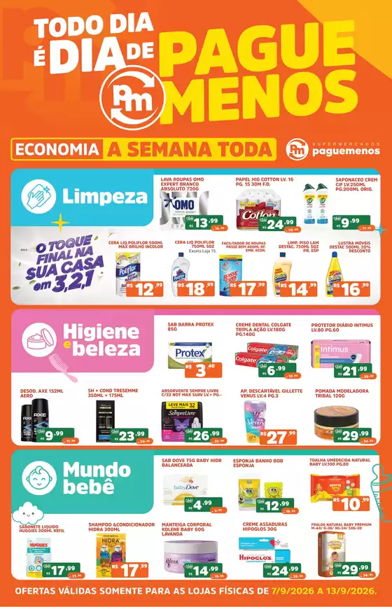 Catálogo Supermercados Pague Menos | Ofertas pague menos todo dia e dia de spm 7set a 13set | 2026-09-07T00:00:00.000Z - 2026-09-13T00:00:00.000Z