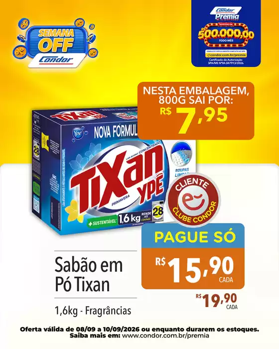 Catálogo Supermercados Condor | Ampla seleção de ofertas | 2026-09-08T00:00:00.000Z - 2026-09-10T00:00:00.000Z