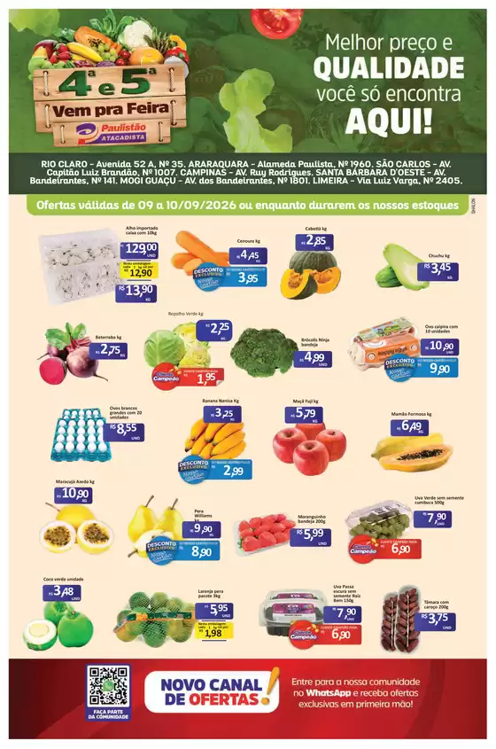 Catálogo Paulistão Atacadista | Descubra ofertas atraentes | 2026-09-09T00:00:00.000Z - 2026-09-10T00:00:00.000Z