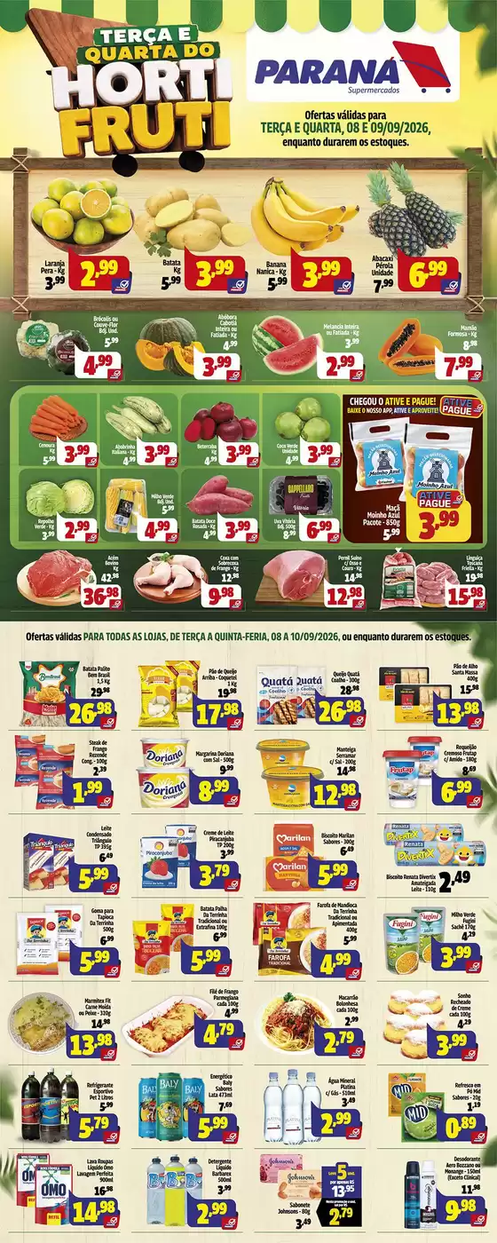 Catálogo Paraná Supermercados | Melhores ofertas e descontos | 2026-09-08T00:00:00.000Z - 2026-09-10T00:00:00.000Z
