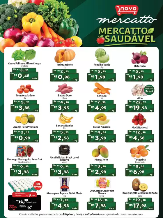 Catálogo Novo Atacarejo | Mercatto Saudável | 2026-09-09T00:00:00.000Z - 2026-09-10T00:00:00.000Z