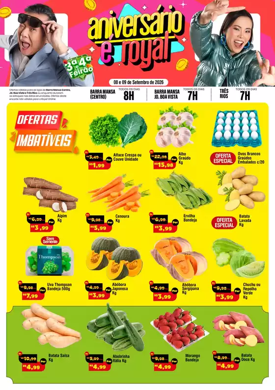 Catálogo Royal Supermercados | Melhores ofertas para todos os caçadores de pechinchas | 2026-09-08T00:00:00.000Z - 2026-09-09T00:00:00.000Z