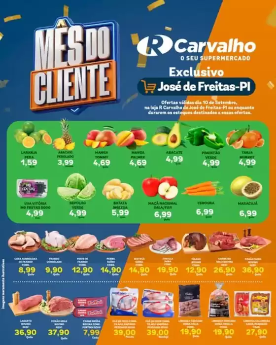 Catálogo R Carvalho Supermercado | Mes do Cliente | 2026-09-10T00:00:00.000Z - 2026-09-10T00:00:00.000Z