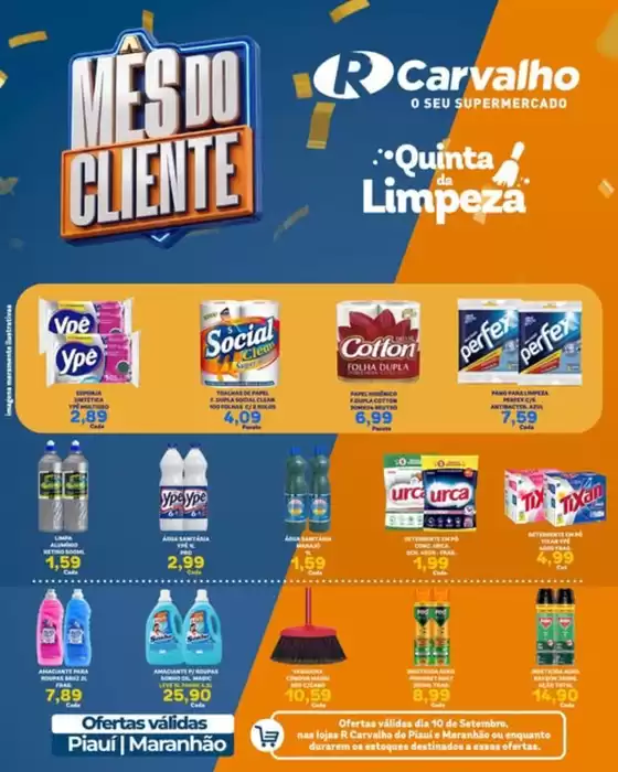 Catálogo R Carvalho Supermercado | Quinta da Limpeza | 2026-09-10T00:00:00.000Z - 2026-09-10T00:00:00.000Z