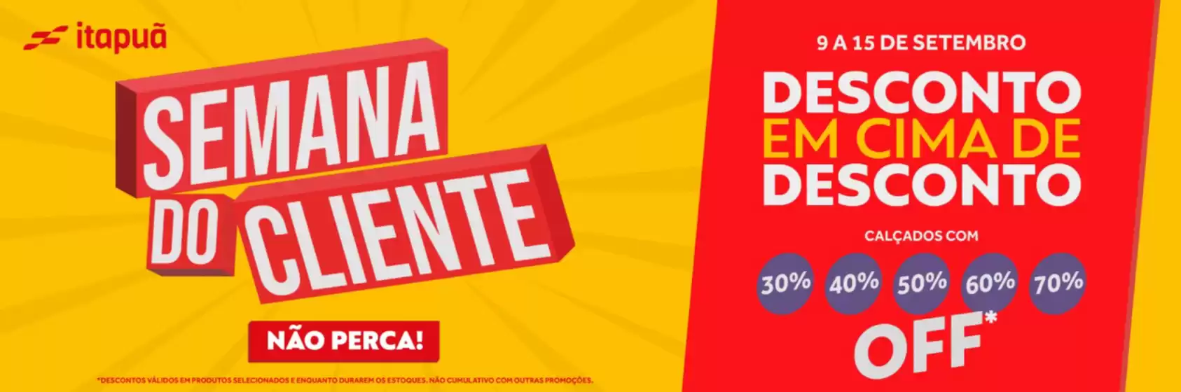 Catálogo Itapuã | Semana do cliente | 2026-09-10T00:00:00.000Z - 2026-09-15T00:00:00.000Z