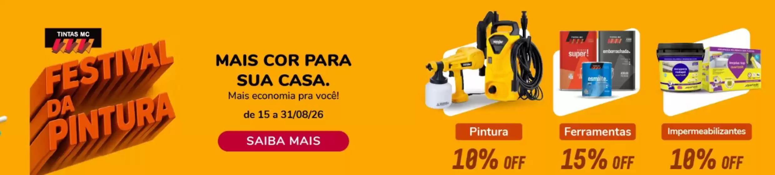 Catálogo Tintas MC | Ofertas Tintas MC | 2026-09-10T00:00:00.000Z - 2026-10-10T00:00:00.000Z