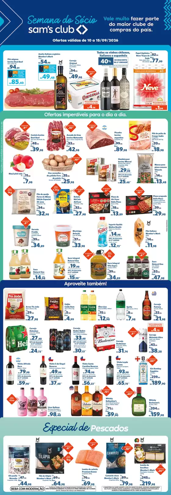 Catálogo Sam's Club | Novas ofertas para descobrir | 2026-09-10T00:00:00.000Z - 2026-09-15T00:00:00.000Z