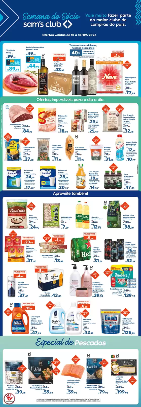 Catálogo Sam's Club | Ofertas e promoções atuais | 2026-09-10T00:00:00.000Z - 2026-09-15T00:00:00.000Z