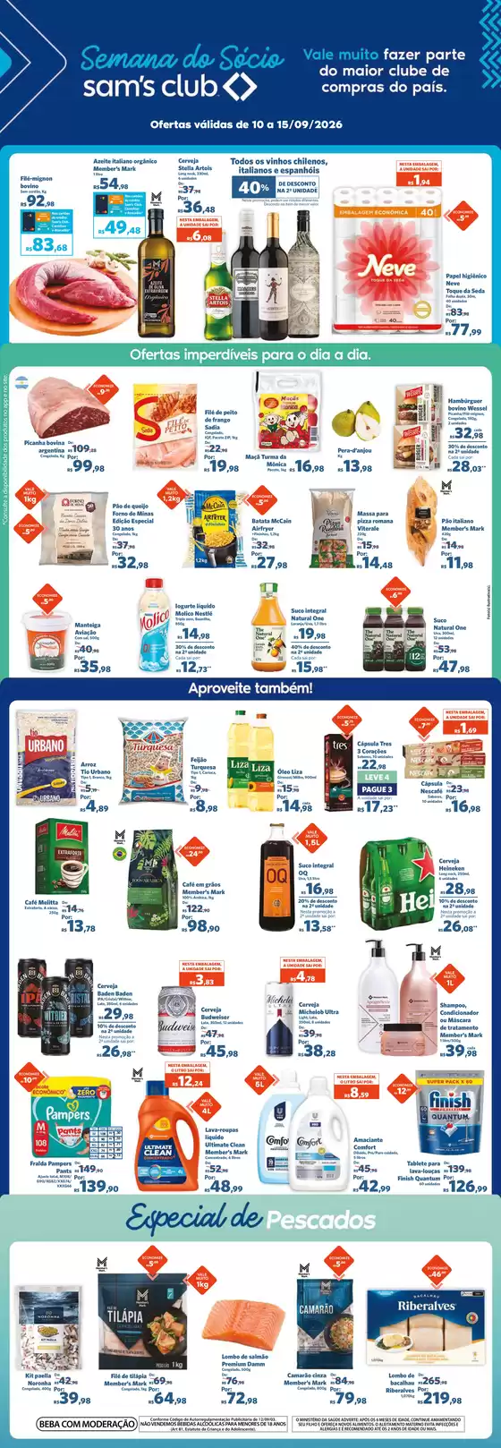 Catálogo Sam's Club | Melhores ofertas para compradores econômicos | 2026-09-10T00:00:00.000Z - 2026-09-15T00:00:00.000Z