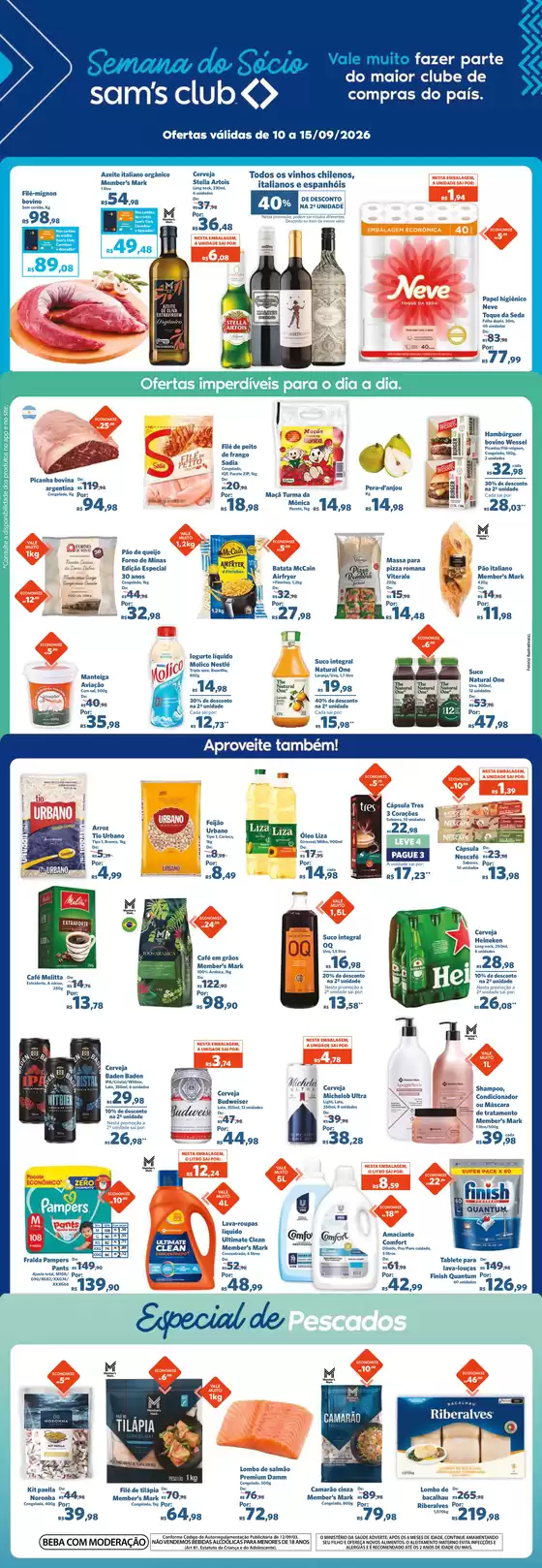 Catálogo Sam's Club | Nossas melhores pechinchas | 2026-09-10T00:00:00.000Z - 2026-09-15T00:00:00.000Z