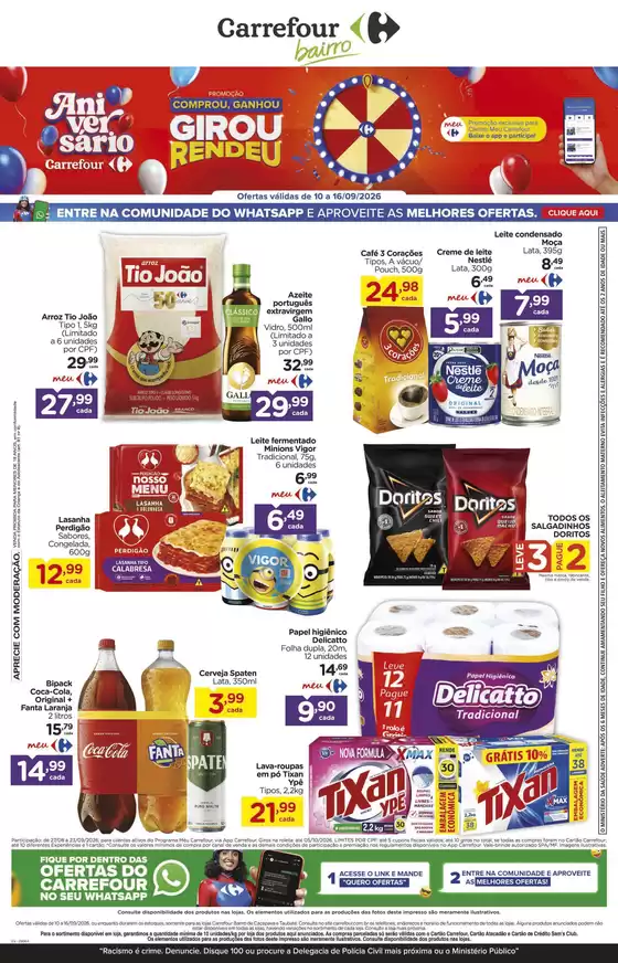 Catálogo Carrefour Bairro | LÂMINA SEMANAL | 2026-09-10T00:00:00.000Z - 2026-09-16T00:00:00.000Z