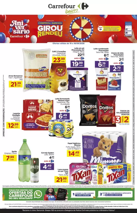 Catálogo Carrefour Bairro | Melhores ofertas para compradores econômicos | 2026-09-10T00:00:00.000Z - 2026-09-16T00:00:00.000Z
