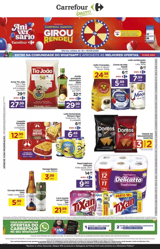 Catálogo Carrefour Bairro | Nossas melhores ofertas para você | 2026-09-10T00:00:00.000Z - 2026-09-16T00:00:00.000Z