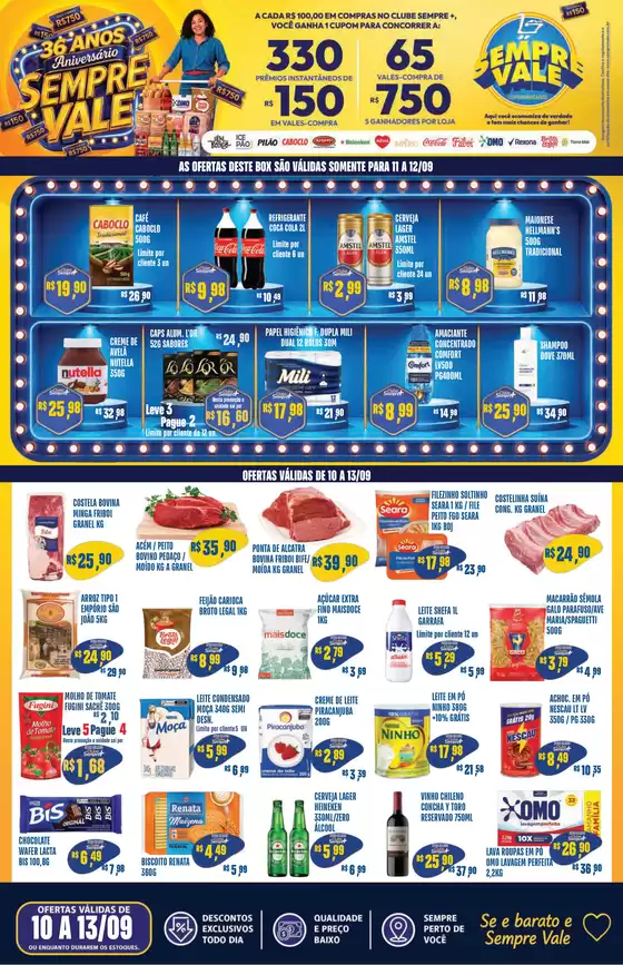 Catálogo Sempre Vale Supermercados | Pechinchas e ofertas atuais | 2026-09-10T00:00:00.000Z - 2026-09-13T00:00:00.000Z