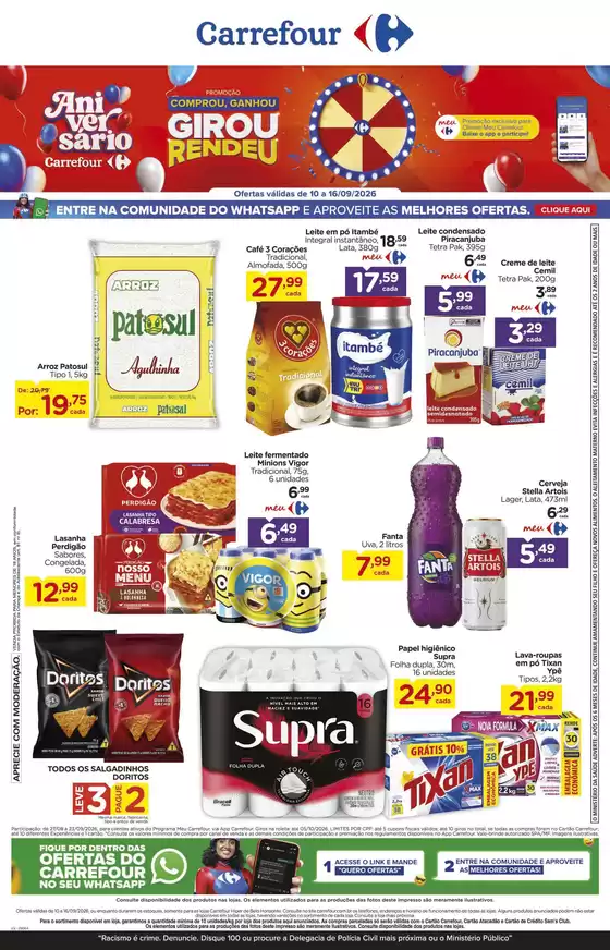 Catálogo Carrefour | Ótima oferta para todos os clientes | 2026-09-10T00:00:00.000Z - 2026-09-16T00:00:00.000Z