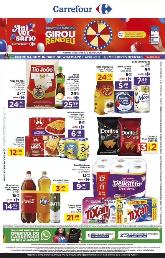Catálogo Carrefour | Descontos e promoções | 2026-09-10T00:00:00.000Z - 2026-09-16T00:00:00.000Z