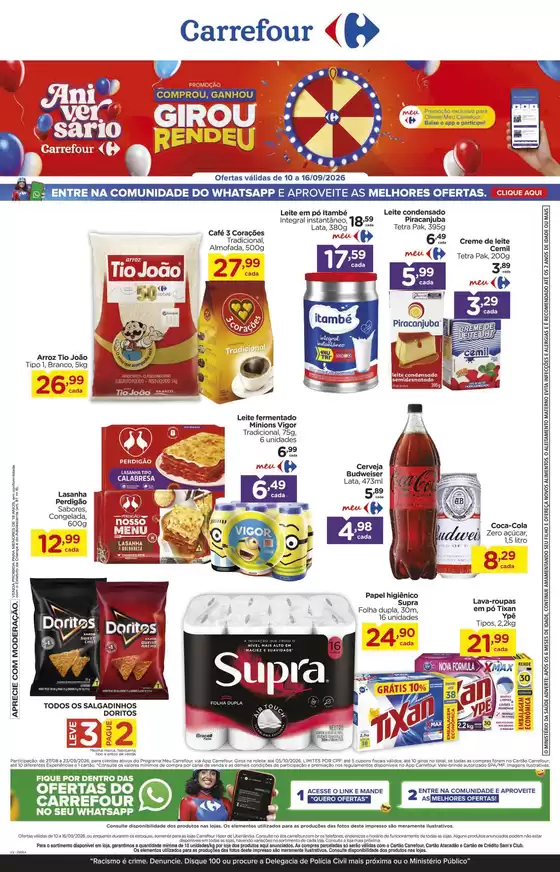 Catálogo Carrefour | Pechinchas e ofertas atuais | 2026-09-10T00:00:00.000Z - 2026-09-16T00:00:00.000Z