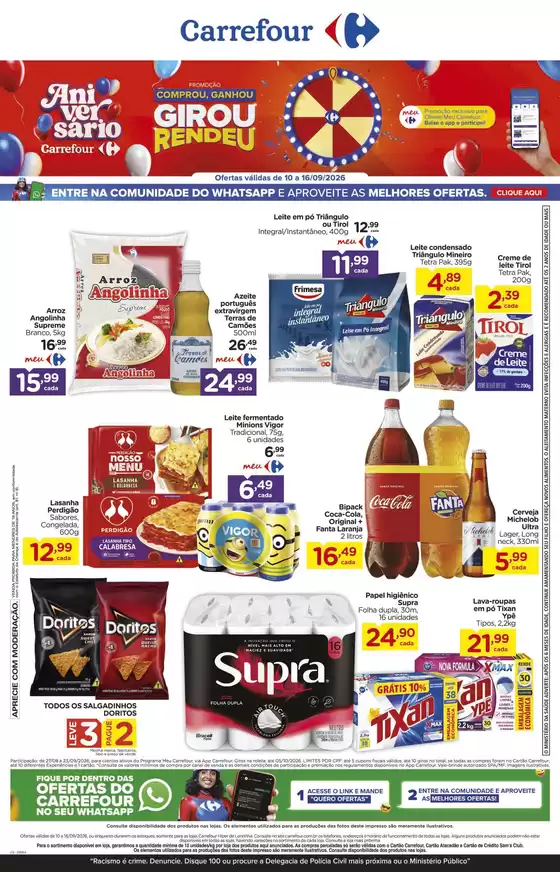 Catálogo Carrefour | Promoções especiais em andamento | 2026-09-10T00:00:00.000Z - 2026-09-16T00:00:00.000Z