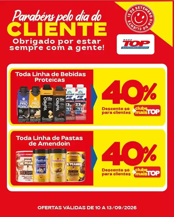 Catálogo Rede Top | Melhores ofertas para todos os caçadores de pechinchas | 2026-09-10T00:00:00.000Z - 2026-09-13T00:00:00.000Z