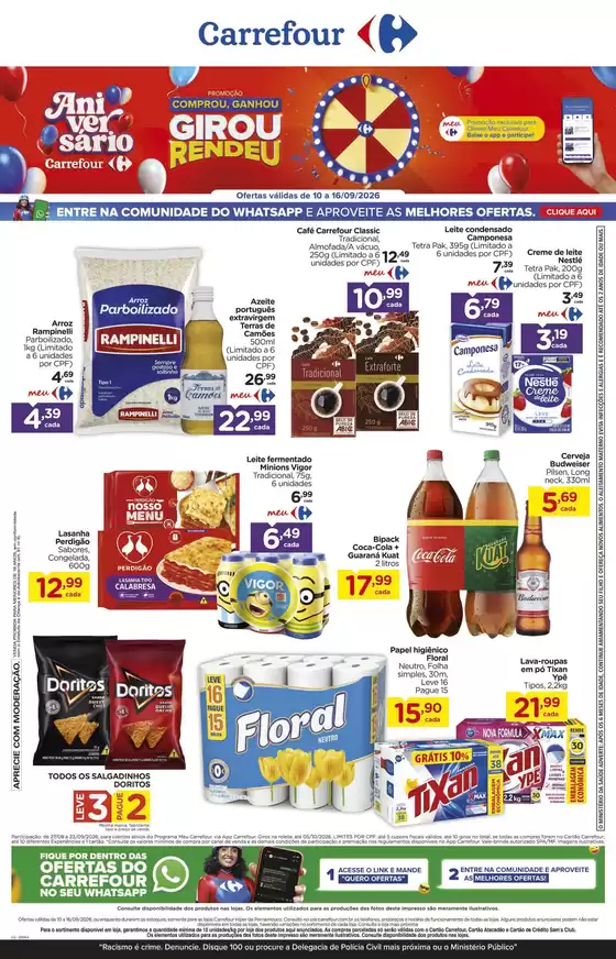 Catálogo Carrefour | Descubra ofertas atraentes | 2026-09-10T00:00:00.000Z - 2026-09-16T00:00:00.000Z