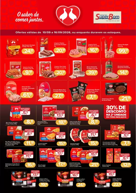 Catálogo Super Bom | ENCARTE - PERDIGÃO 10/09 a 16/09/2026 | 2026-09-10T00:00:00.000Z - 2026-09-16T00:00:00.000Z