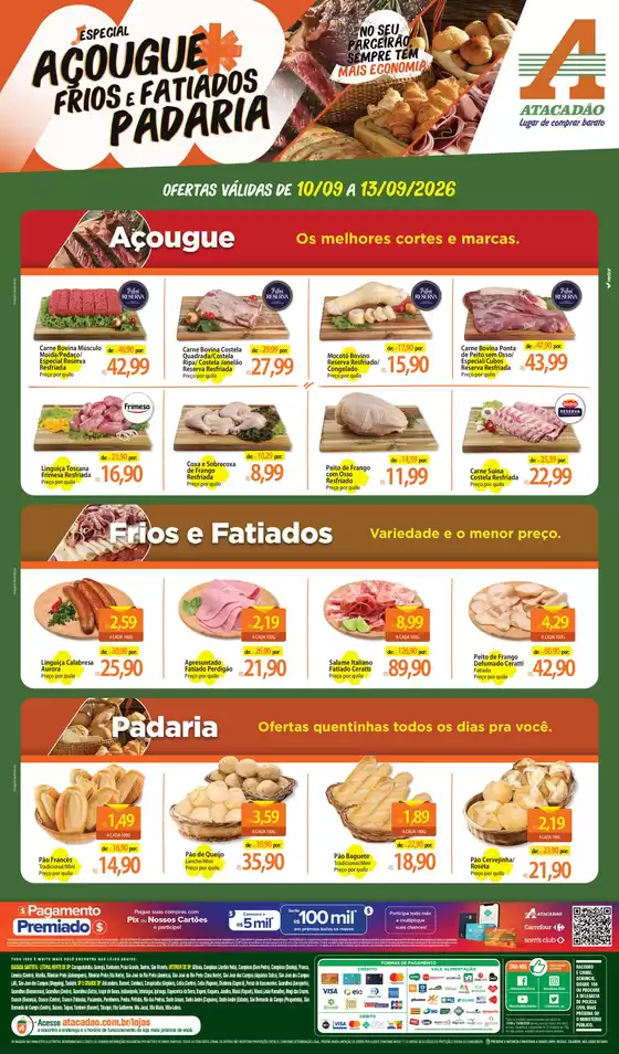 Catálogo Atacadão em Diadema | Atacadão - Açougue / Padaria / Frios e Fatiados | 2026-09-10T00:00:00.000Z - 2026-09-13T00:00:00.000Z