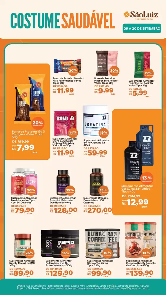 Catálogo Mercadinhos São Luiz | Costume Saudável | 2026-09-09T00:00:00.000Z - 2026-09-20T00:00:00.000Z