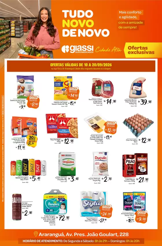 Catálogo Giassi Supermercados | Grandes descontos em produtos selecionados | 2026-09-10T00:00:00.000Z - 2026-09-20T00:00:00.000Z