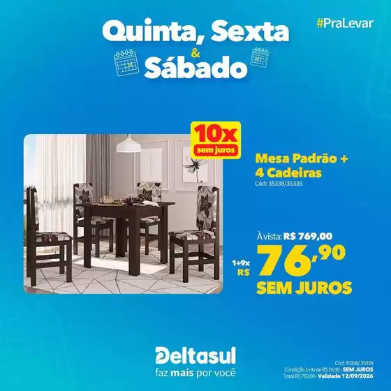 Catálogo Deltasul | Grandes descontos em produtos selecionados | 2026-09-10T00:00:00.000Z - 2026-09-12T00:00:00.000Z