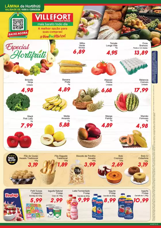 Catálogo Villefort Atacadista | Ofertas de Hortifruti | 2026-09-10T00:00:00.000Z - 2026-09-13T00:00:00.000Z