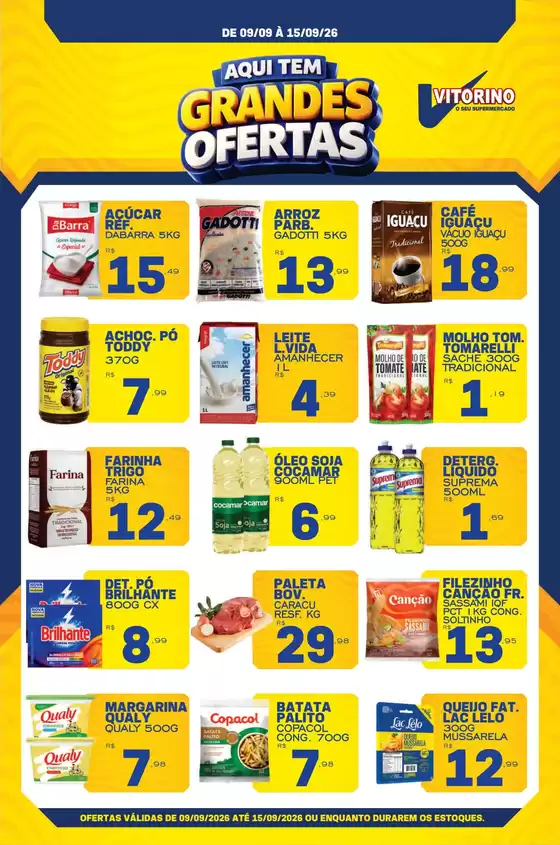 Catálogo Supermercado Vitorino | Encarte Supermercado Vitorino | 2026-09-09T00:00:00.000Z - 2026-09-15T00:00:00.000Z