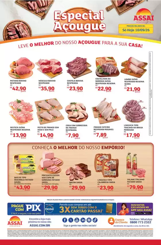 Catálogo Assaí Atacadista | Encarte Assaí Atacadista 171632-831 | 2026-09-10T00:00:00.000Z - 2026-09-10T00:00:00.000Z