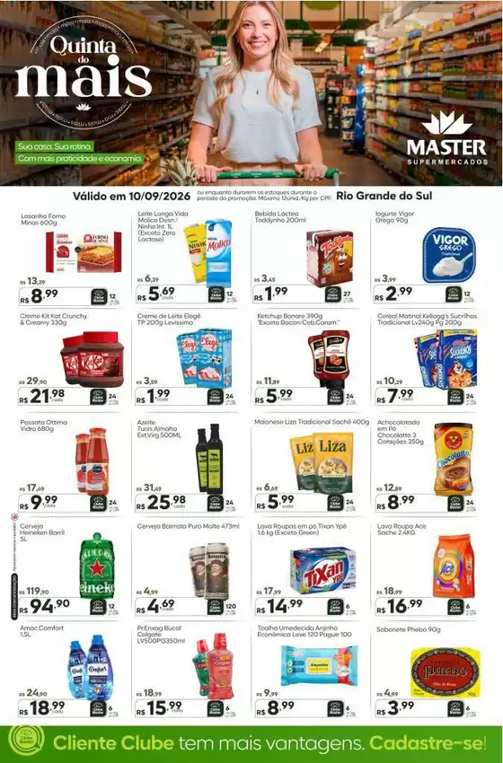 Catálogo Master Supermercados | Quinta do mais RS | 2026-09-10T00:00:00.000Z - 2026-09-10T00:00:00.000Z